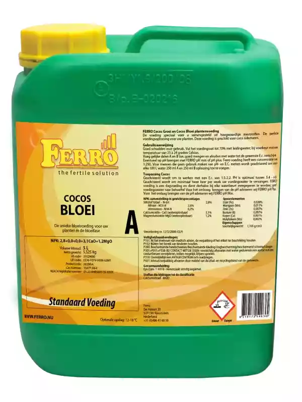 Ferro Cocos Bloei A+B 5 liter