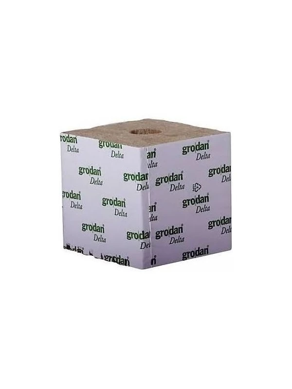 Grodan Cultilene steenwol startblok 75x75x65 mm met klein gat