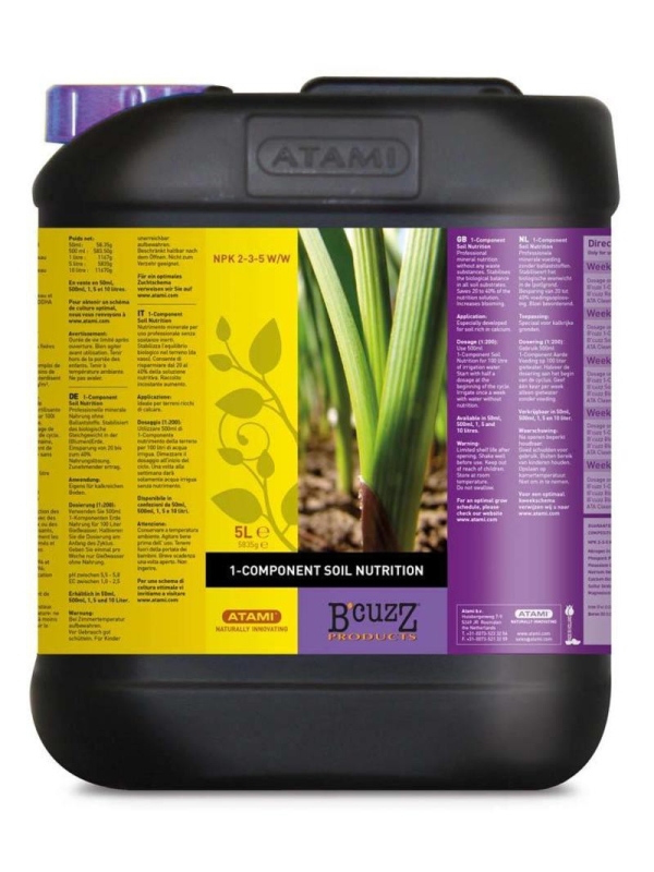 Atami B'cuzz 1 component soil nutrition 5 liter