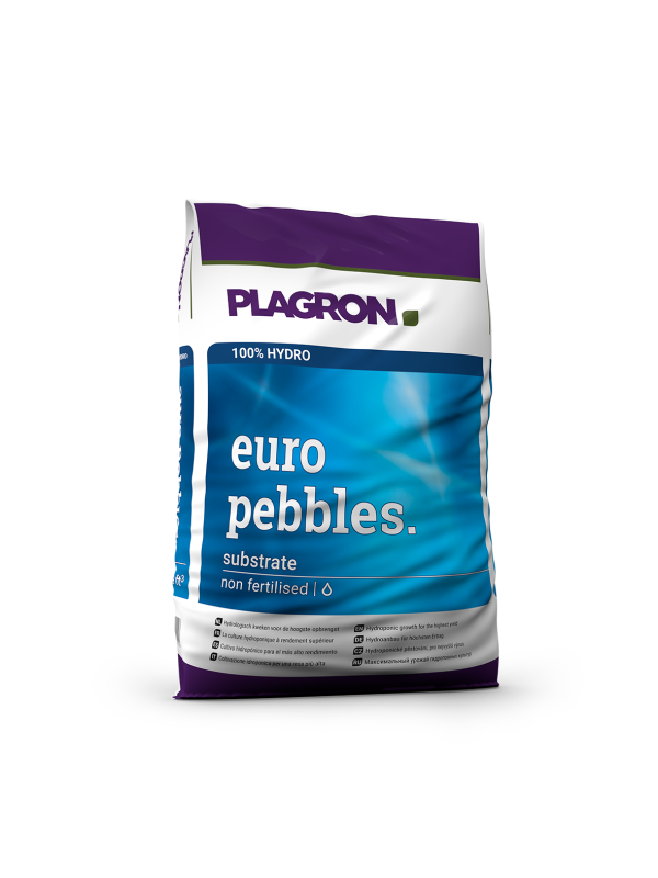 Plagron Euro Pebbles 10 liter zak bij De Stadstuinshop Zwolle voor hydrocultuur.