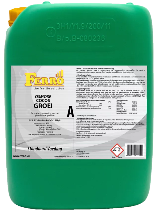 Ferro Osmose Cocos Groei A & B 10 liter