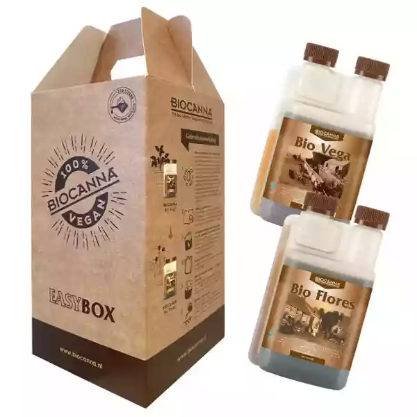BIOCANNA Easybox met Bio Vega en Bio Flores biologische meststoffen