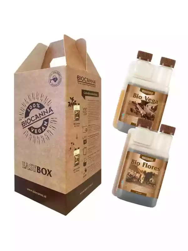 BIOCANNA Easybox met Bio Vega en Bio Flores biologische meststoffen