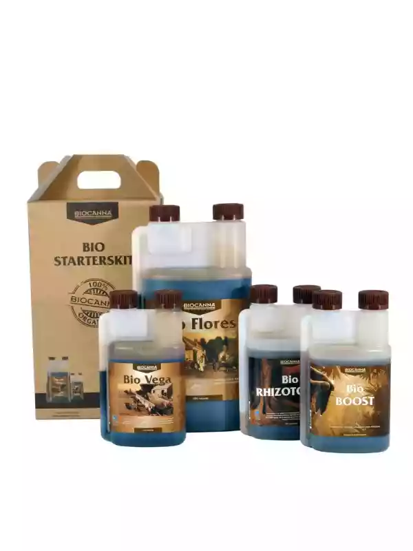 BIOCANNA Starterskit met Bio Vega, Bio Flores, BioBOOST en BioRHIZOTONIC