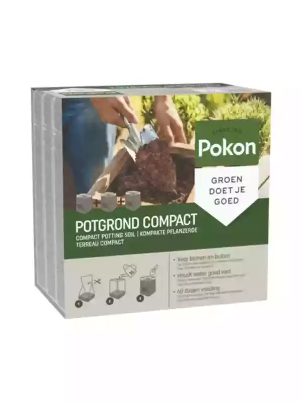 Pakket Pokon Kokos Compact Potgrond 30 liter voor grote projecten