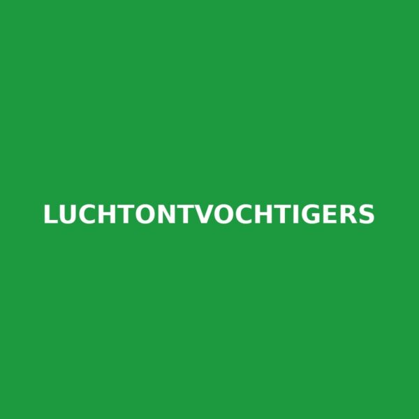 Luchtontvochtigers