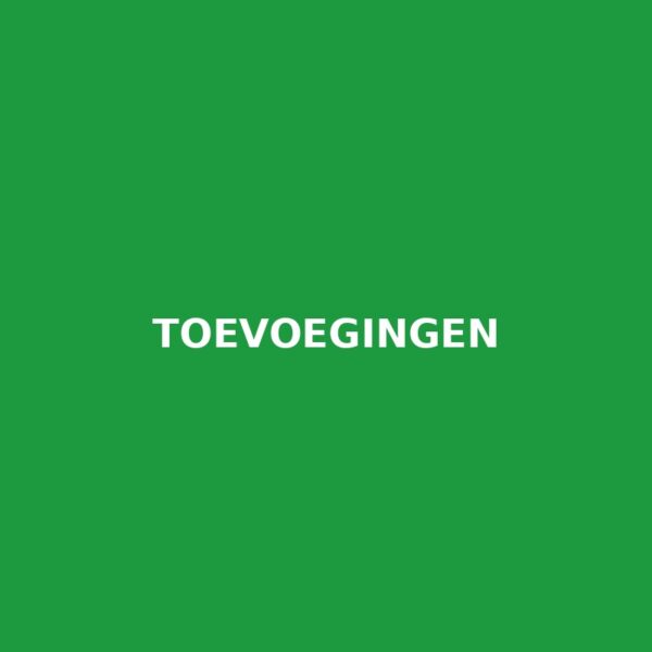 Toevoegingen