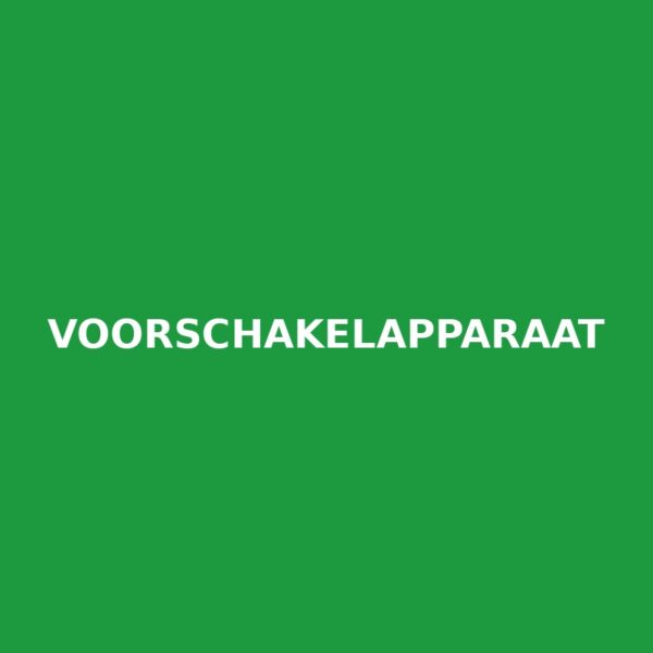 Voorschakelapparaat