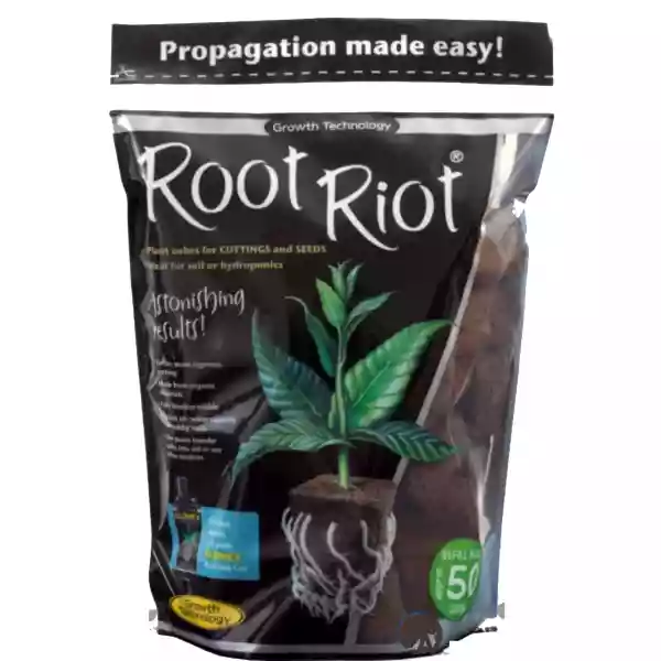 Clonex Root Riot 50 stuks organische kweekpluggen