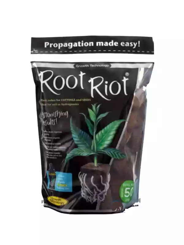 Clonex Root Riot 50 stuks organische kweekpluggen