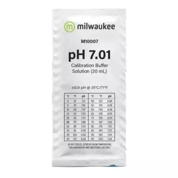 Milwaukee pH 7.01 M10007B sachet 20 ml kalibratievloeistof
