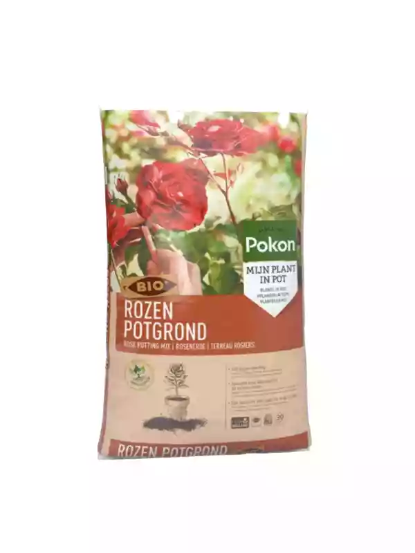 Zak Pokon Rozen Potgrond Bio 30 liter voor rozen en borders