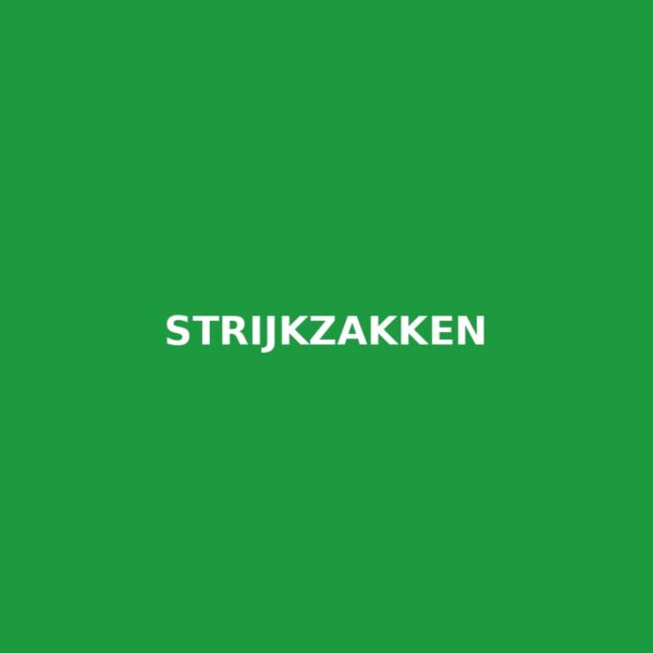 Strijkzakken